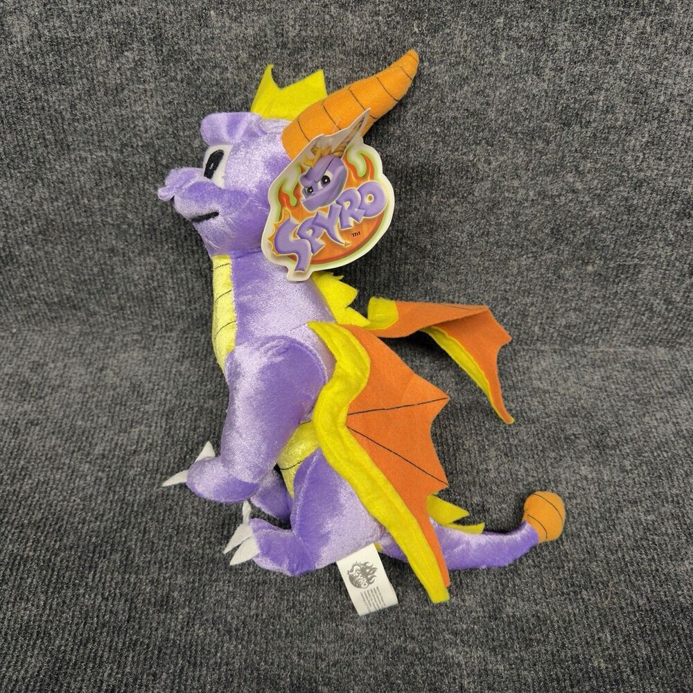Vintage 2006 Spyro The Dragon Kellytoy Universal Interactive Plush (Read Descr.)
